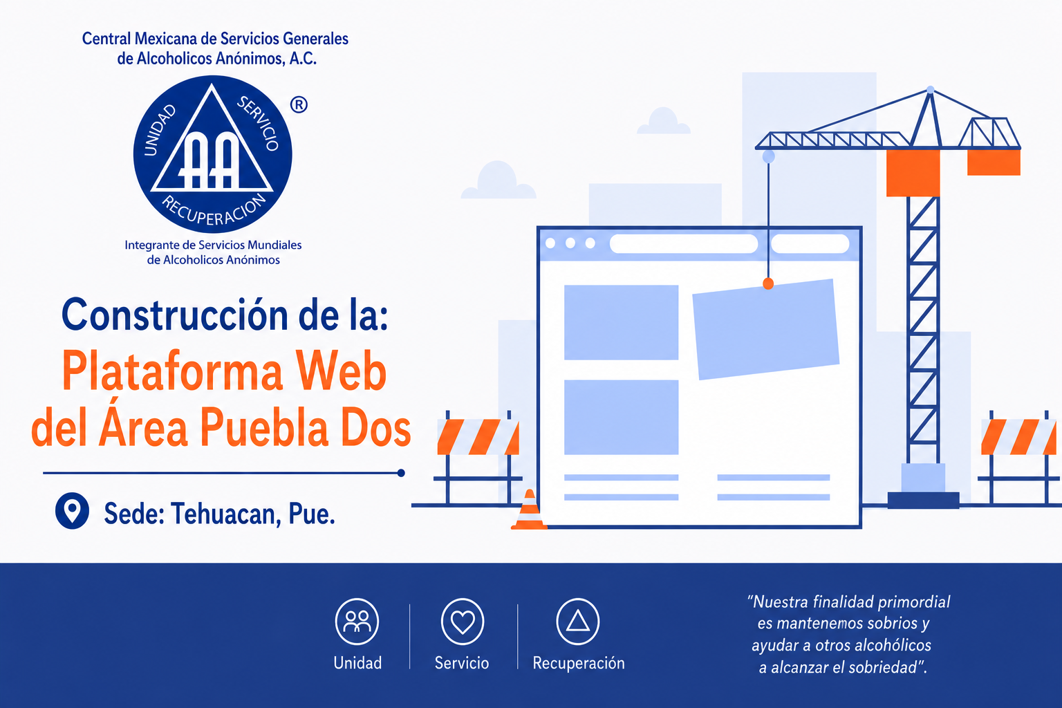 Construcción Plataforma Web Área Puebla Dos