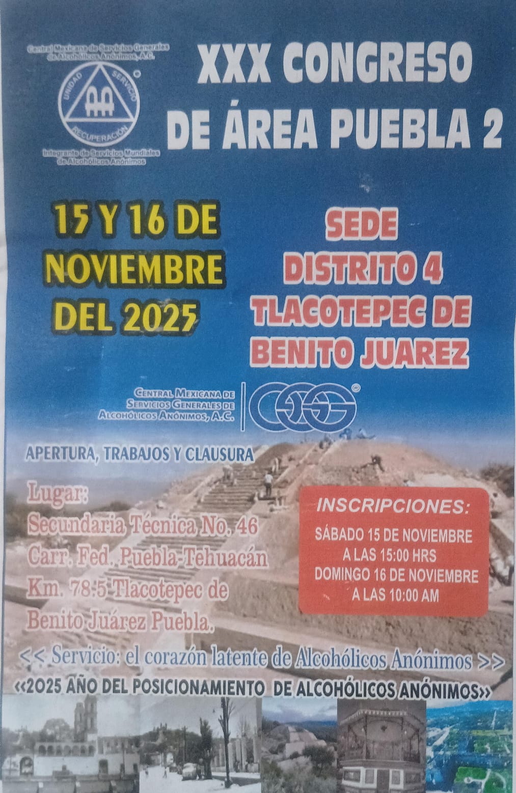 XXX CONGRESO DE ÁREA PUEBLA 2